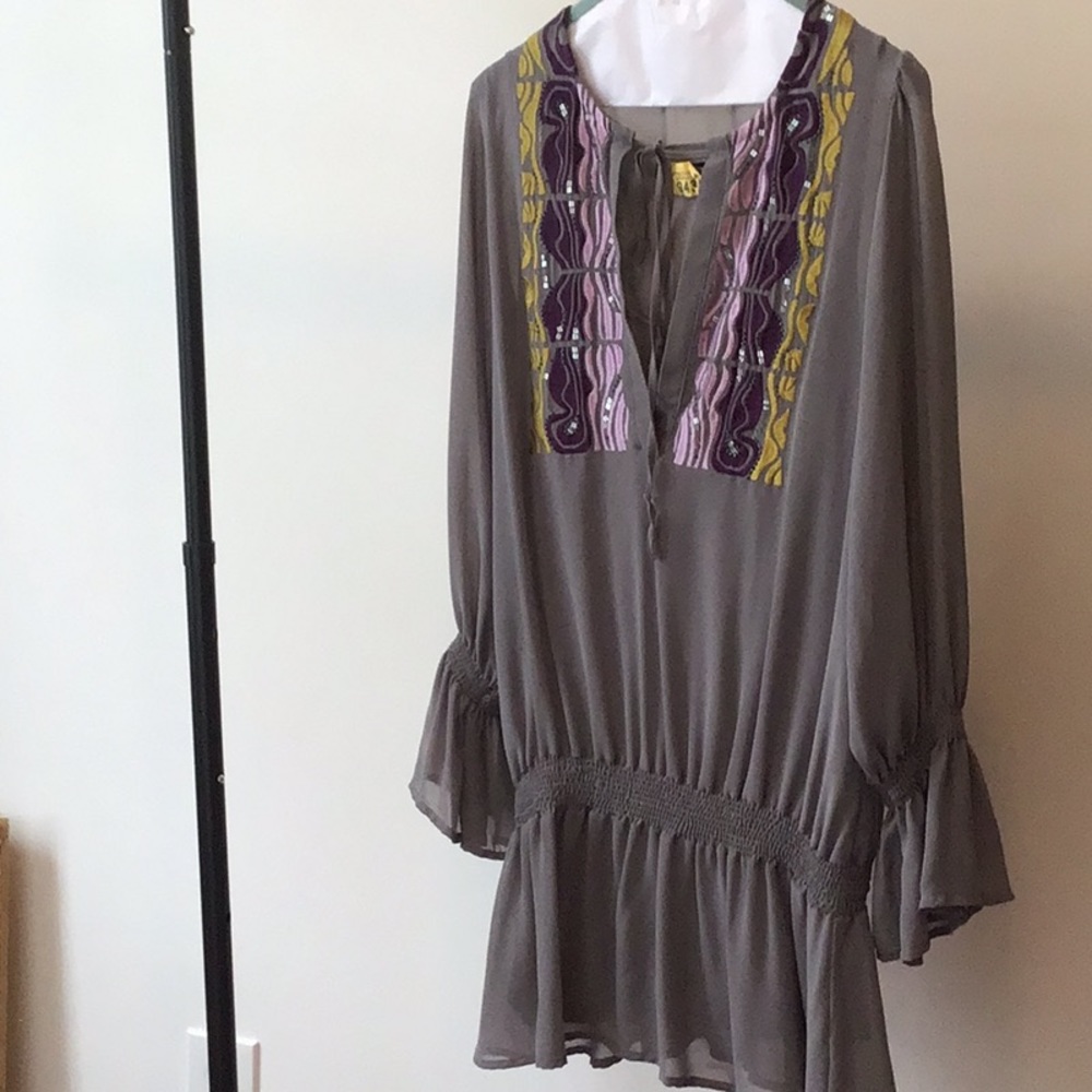 Sheer, layered dress